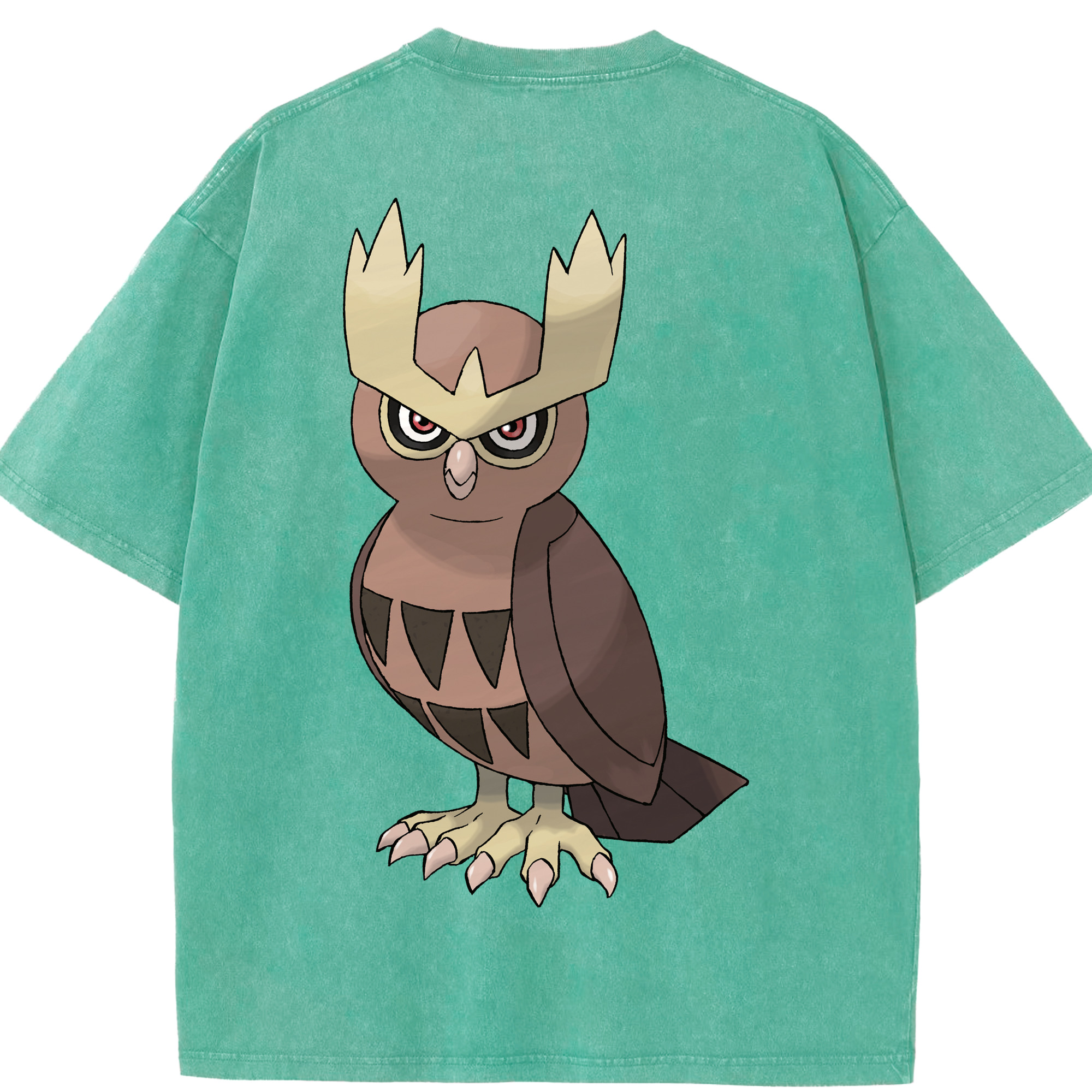 （画像用） ポケットモンスター Pokémon 綿100% ヴィンテージ風 半袖Tシャツ（背面プリント）